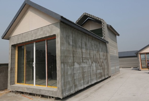 Китайский 3D принтер построил дом